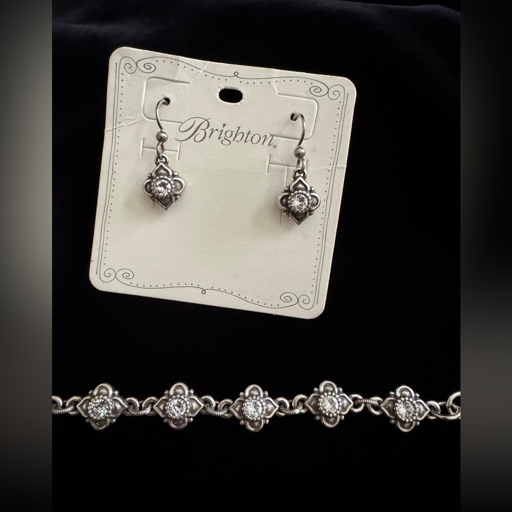 Brighton Alcazar earrings and bracelet jewellery set - Picture 4 of 6